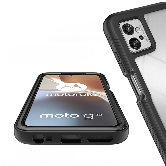 Pouzdro pro Motorola Moto G32, Shockproof, s fólií, černé