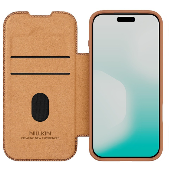 Pouzdro s klopou NILLKIN CamShield Qin Pro pro iPhone 17 Pro Max