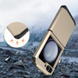 Pancéřované pouzdro pro Samsung Galaxy Z Flip7 FE / Z Flip6, Armor Shockproof, zlaté