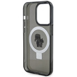 Pouzdro Karl Lagerfeld Ring Stand Karl & Choupette MagSafe pro iPhone 15 Pro