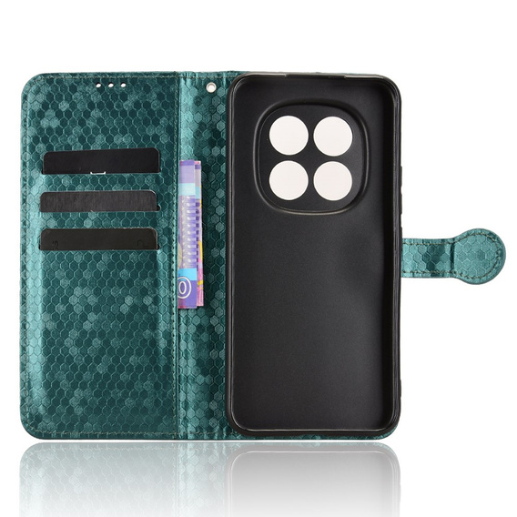 Pouzdro s klopou Wallet Rhombus pro Xiaomi Redmi Note 15 Pro Plus 5G / Poco M8 Pro 5G
