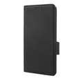 Klopové pouzdro pro Motorola Moto G72, Wallet Litchi Magnet, černé