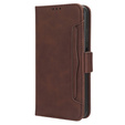 Klopové pouzdro pro Xiaomi Redmi Note 13 Pro 4G / Xiaomi Redmi Note 14S / Xiaomi Poco M6 Pro 4G, Card Slot, hnědé