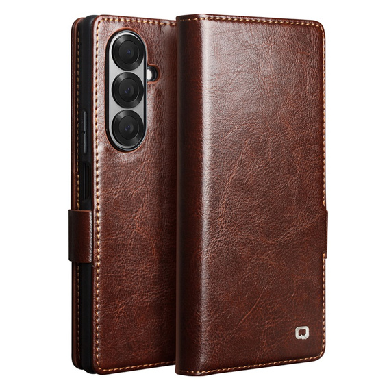 Kožené peněženkové pouzdro s funkcí stojánku pro Samsung Galaxy Z Fold7