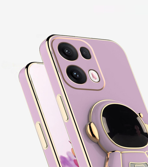 Pouzdro pro Oppo Reno 13, Astronaut, fialové