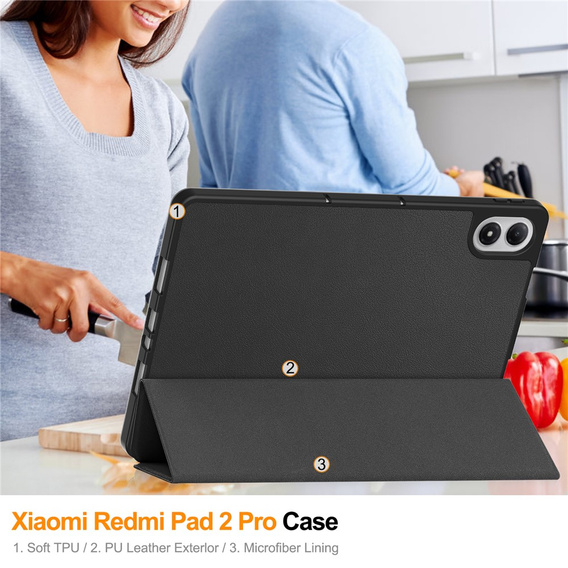 Pouzdro s klopou Smartcase pro Xiaomi Redmi Pad 2 Pro