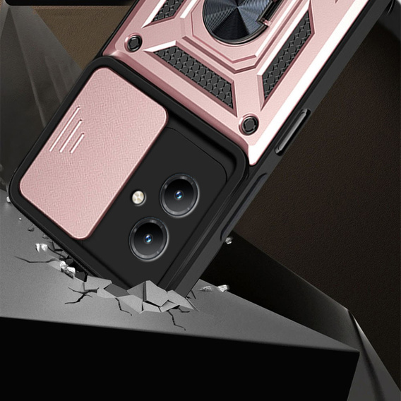Pouzdro pro Motorola Moto G14, CamShield Slide, růžové rose gold