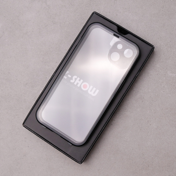 Pouzdro pro iPhone 13, Magnetic Dual Glass, černé