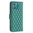 Klopové pouzdro pro Motorola Edge 40 Neo, Wallet, BINFEN COLOR, zelené