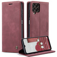 Pouzdro CASEME pro Samsung Galaxy M33 5G, Leather Wallet Case, kaštanové