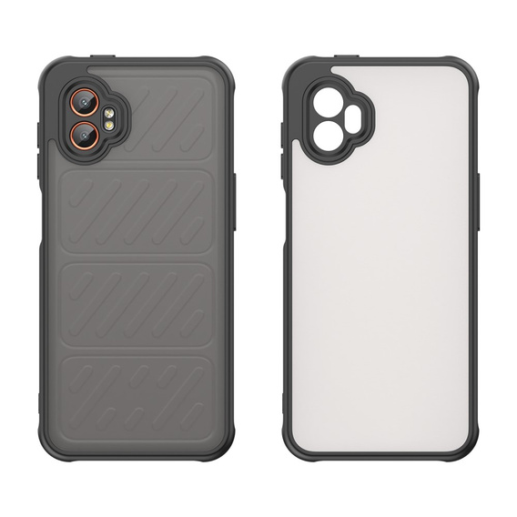 Pouzdro pro Samsung Galaxy Xcover 7 Pro, Fusion Hybrid, transparentní / černé