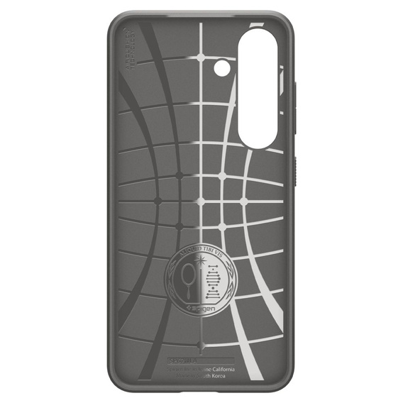 Pouzdro Spigen pro Samsung Galaxy S25, Liquid Air, černé + 9H tvrzené sklo