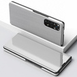 Pouzdro pro Xiaomi Redmi Note 11 / 11S, Clear View, stříbrné
