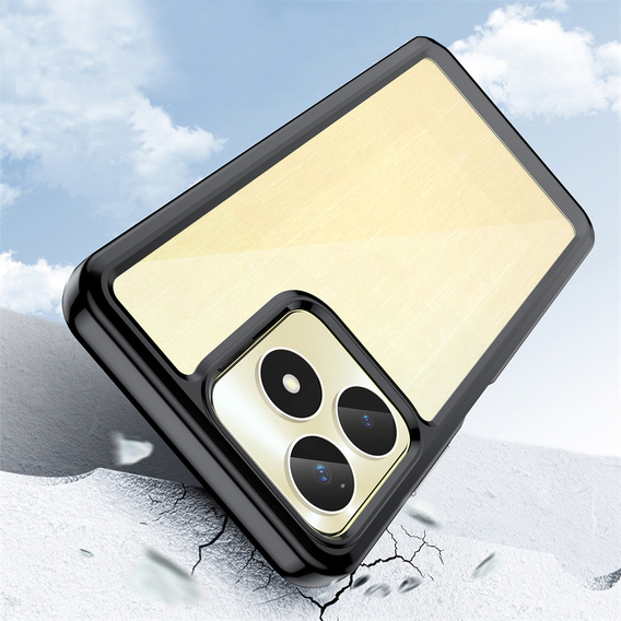 Pouzdro pro Realme C51, Fusion Hybrid, transparentní / černé