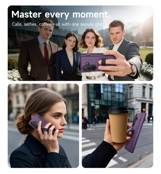 Pouzdro Suritch s 360° stojánkem a integrovaným krytem displeje pro Samsung Galaxy Z Fold7