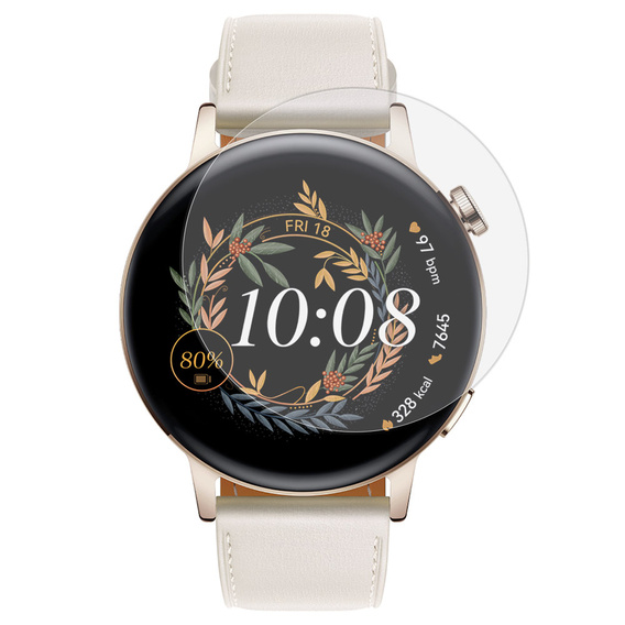 3x ERBORD Hydrogelová fólie pro Huawei Watch GT 3 42mm