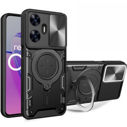 Pancéřové pouzdro pro Realme C55, CamShield Slide, černé