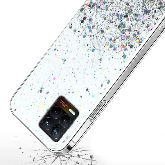 Pouzdro pro Realme 8 / 8 Pro, Glittery, průhledné