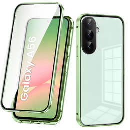 Pouzdro pro Samsung Galaxy A56, Magnetic Dual Glass, zelené