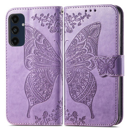 Klopové pouzdro pro Samsung Galaxy A16, Butterfly, fialové