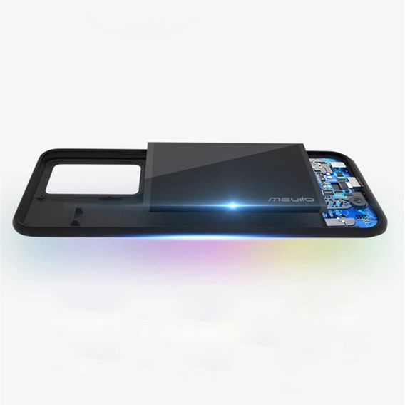 4800mAh bateriové pouzdro pro Samsung Galaxy S22, černé