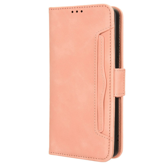 Klopové pouzdro pro Xiaomi Poco F6 Pro, Card Slot, růžové