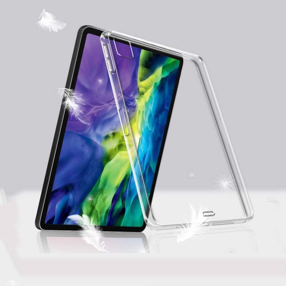 Pouzdro pro iPad Pro 12.9 2022 / 2021 / 2020 / 2018, silikonové, průhledné