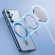 Pouzdro pro Samsung Galaxy A55 5G, Electro MagSafe, modré + sklo na displej