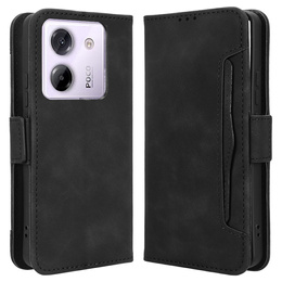 Klopové pouzdro pro Xiaomi Poco M7 Pro 5G, Card Slot, černé