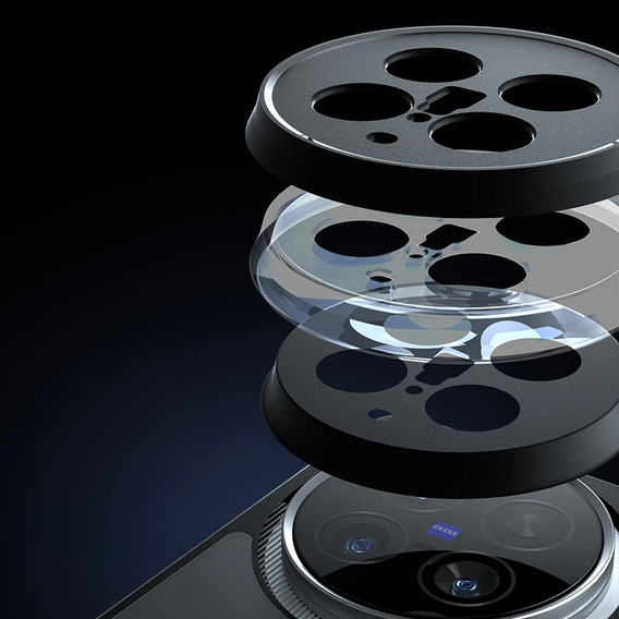 Pouzdro pro Vivo X200 Pro 5G, pro MagSafe, ERBORD Matt Case, černý