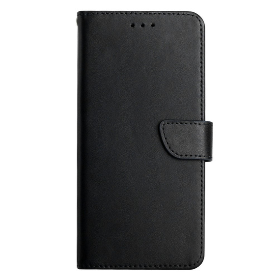 Flipové pouzdro Split Leather Wallet pro Samsung Galaxy A35 5G, Split Leather Wallet, černé