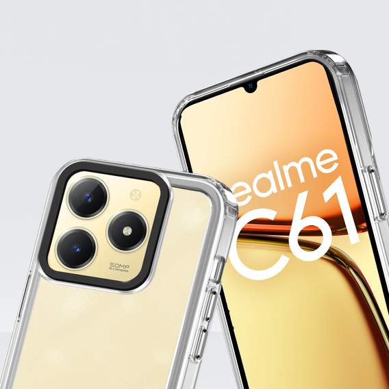Pouzdro pro Realme C61, Fusion Hybrid, průhledné