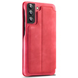 Klopové pouzdro pro Samsung Galaxy S22+ Plus 5G, LC.IMEEKE, červené
