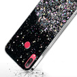 Pouzdro pro Huawei Y7 2019, Glittery, černé