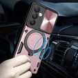 Pancéřové pouzdro pro Samsung Galaxy A54 5G, CamShield Slide, růžové rose gold