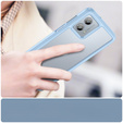Pouzdro pro Motorola Moto G53 5G, Fusion Hybrid, transparentní / modré