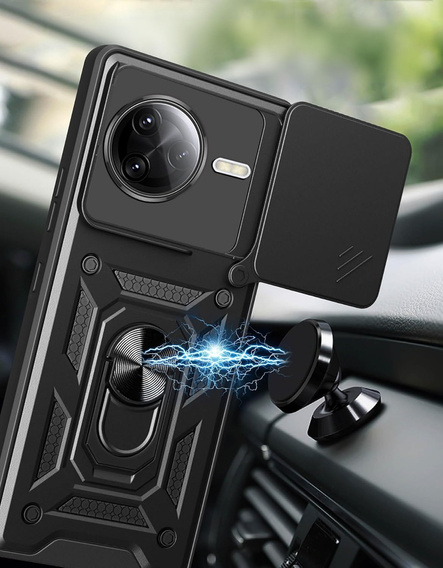 Pouzdro pro Xiaomi Poco F7 Ultra, CamShield Slide, černé