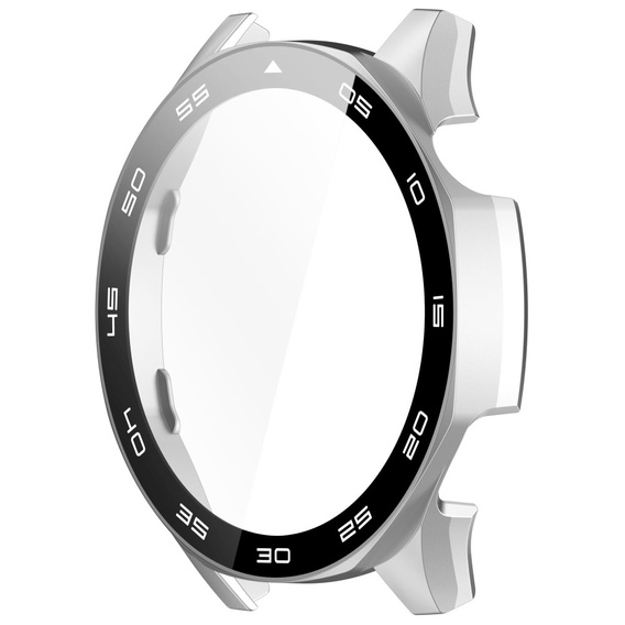 Pouzdro 2v1 + tvrzené sklo pro Huawei Watch GT 5 46mm, průhledné