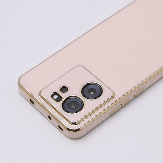 Pouzdro pro Xiaomi 13T / 13T Pro, Glamour CamShield, růžové rose gold