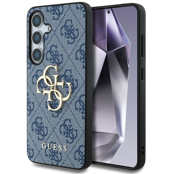 Pouzdro GUESS pro Samsung Galaxy S25, 4G Big Metal Logo, modré