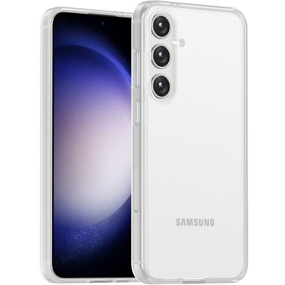 Pouzdro pro Samsung Galaxy S24, Fusion Hybrid, s ochranou fotoaparátu, průhledné
