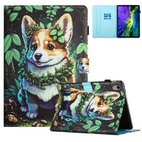 Pouzdro pro iPad 10.9" 2022 (10 gen.), s klopou, corgi dog