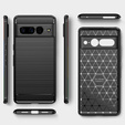 Pouzdro pro Google Pixel 7 Pro, Carbon, černé