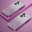 Pouzdro pro Xiaomi Redmi Note 13 Pro+, Glitter Astronaut, růžové