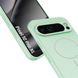 Silikonové pouzdro pro Google Pixel 10 Pro XL, pro MagSafe, zelené