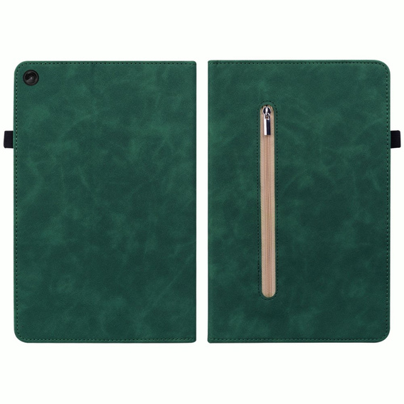 Pouzdro pro Lenovo Tab M10 10.1 Gen 3, Wallet Pen Slot, zelené