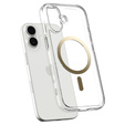 Spigen pouzdro pro iPhone 17, Ultra Hybrid MagSafe, čiré/zlaté