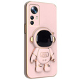 Pouzdro pro Xiaomi 12T Pro, Astronaut, růžové