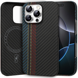 Pouzdro pro iPhone 16 Pro, Aramid Fiber MagSafe, černé