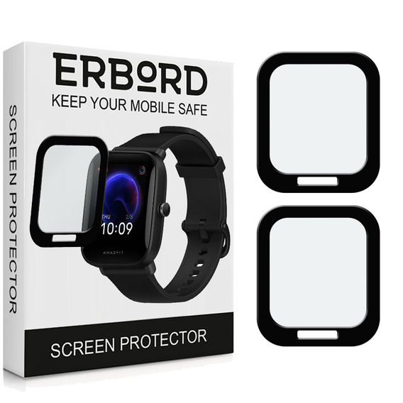 2x hybridní sklo ERBORD pro Amazfit BIP U PRO